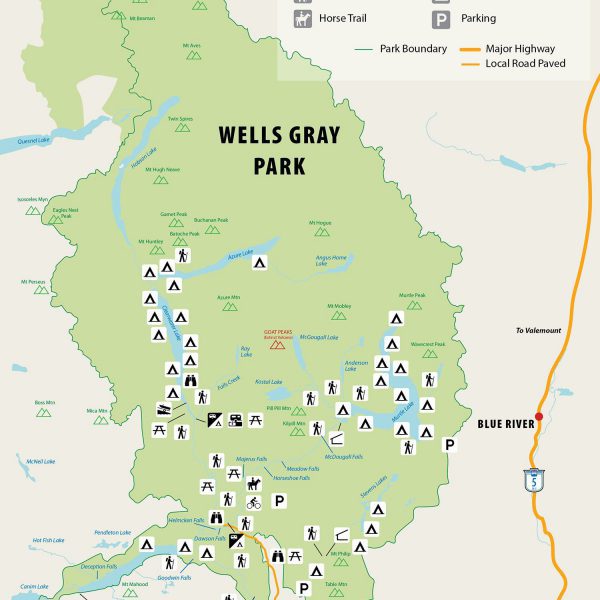 Getting Here and Maps Wells Gray